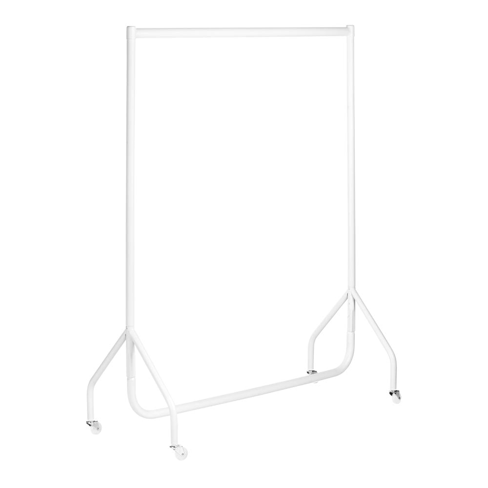 Gloss White Heavy-Duty Clothes Rail