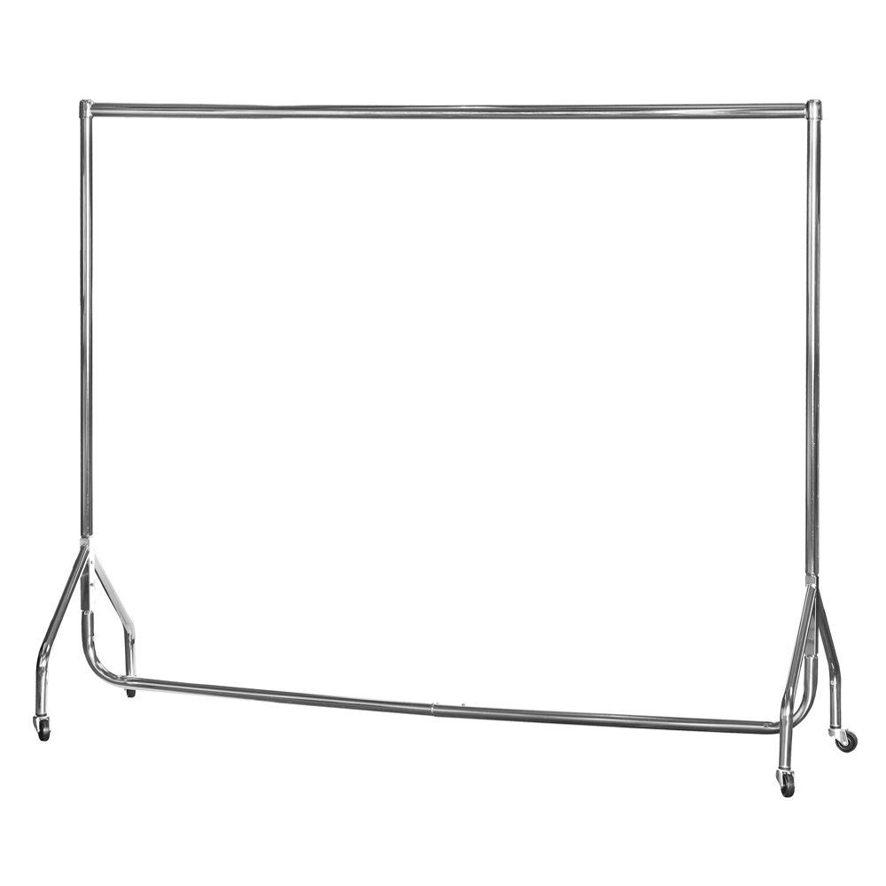 Chrome Heavy-Duty Clothes Rail