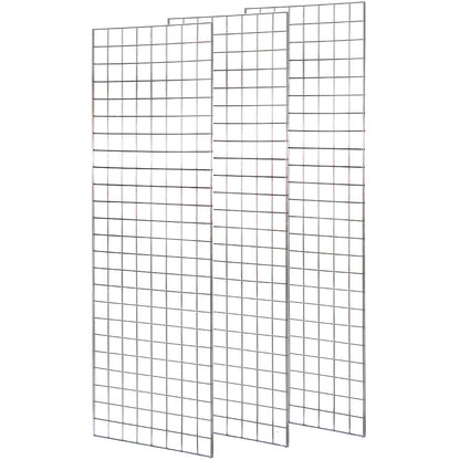 Chrome 7ft Grid Mesh Panel