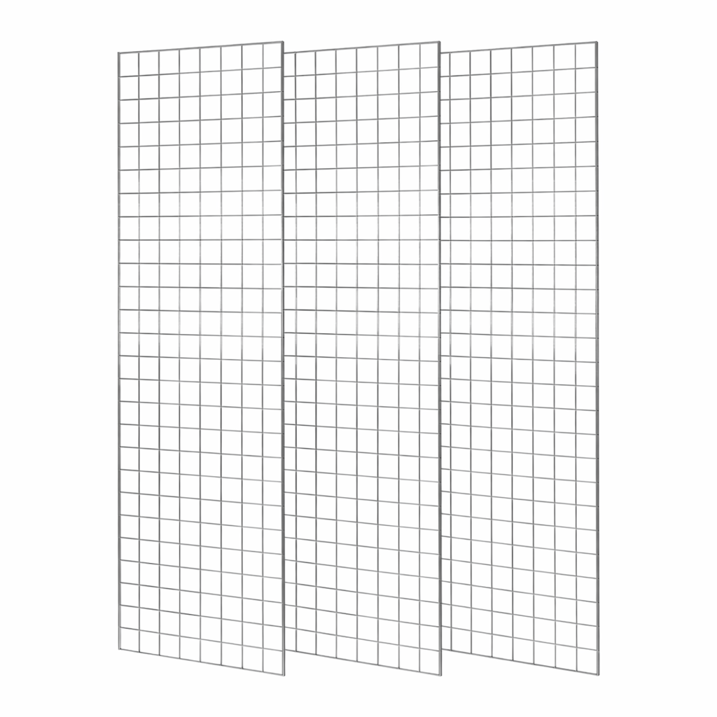 Chrome 6ft Grid Mesh Panel