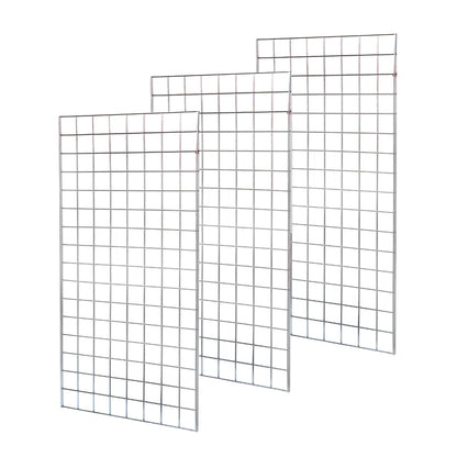 Chrome 4ft Grid Mesh Panel