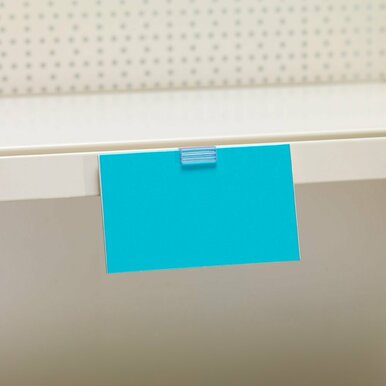 Heavy-Duty Supergrip Grip Strip Sign Holder with Self-Adhesive Back - Pack of 20