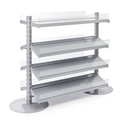 Double Sided In-Queue Merchandising Bay and Shelves -W1000mm each bay