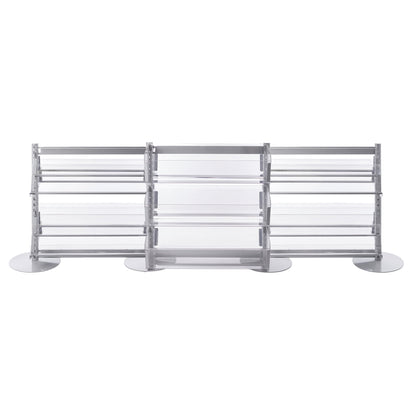 3 x In-Queue Merchandising Bays with Magazine Shelves and Bins