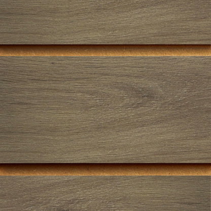 Denver Oak Slatwall Panel - 100mm Centres - 18mm MDF