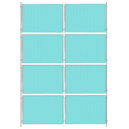 Satin Ceiling-to-Floor Cable Display Kit - A4 Landscape