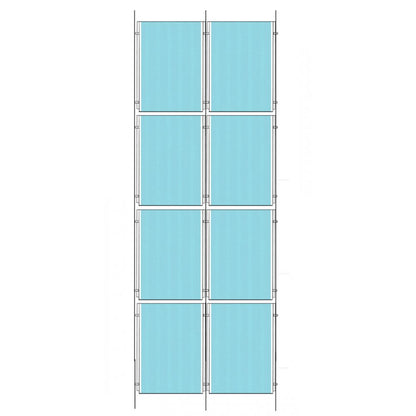 Satin Ceiling-to-Floor Cable Display Kit - A4 Portrait