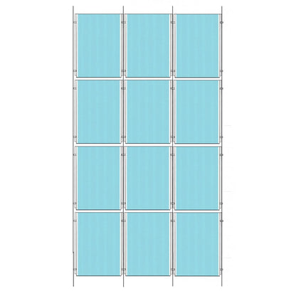 Satin Ceiling-to-Floor Cable Display Kit - A4 Portrait