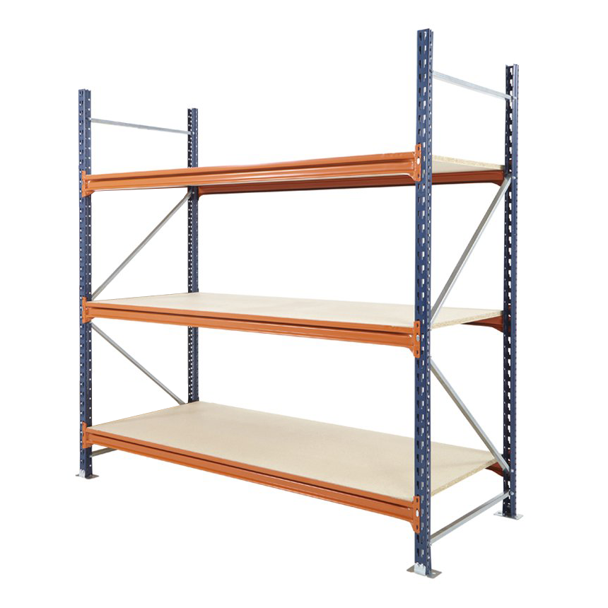 Longspan Warehouse Racking - 1 Starter Bay - 3 Chipboard Shelves Per Bay