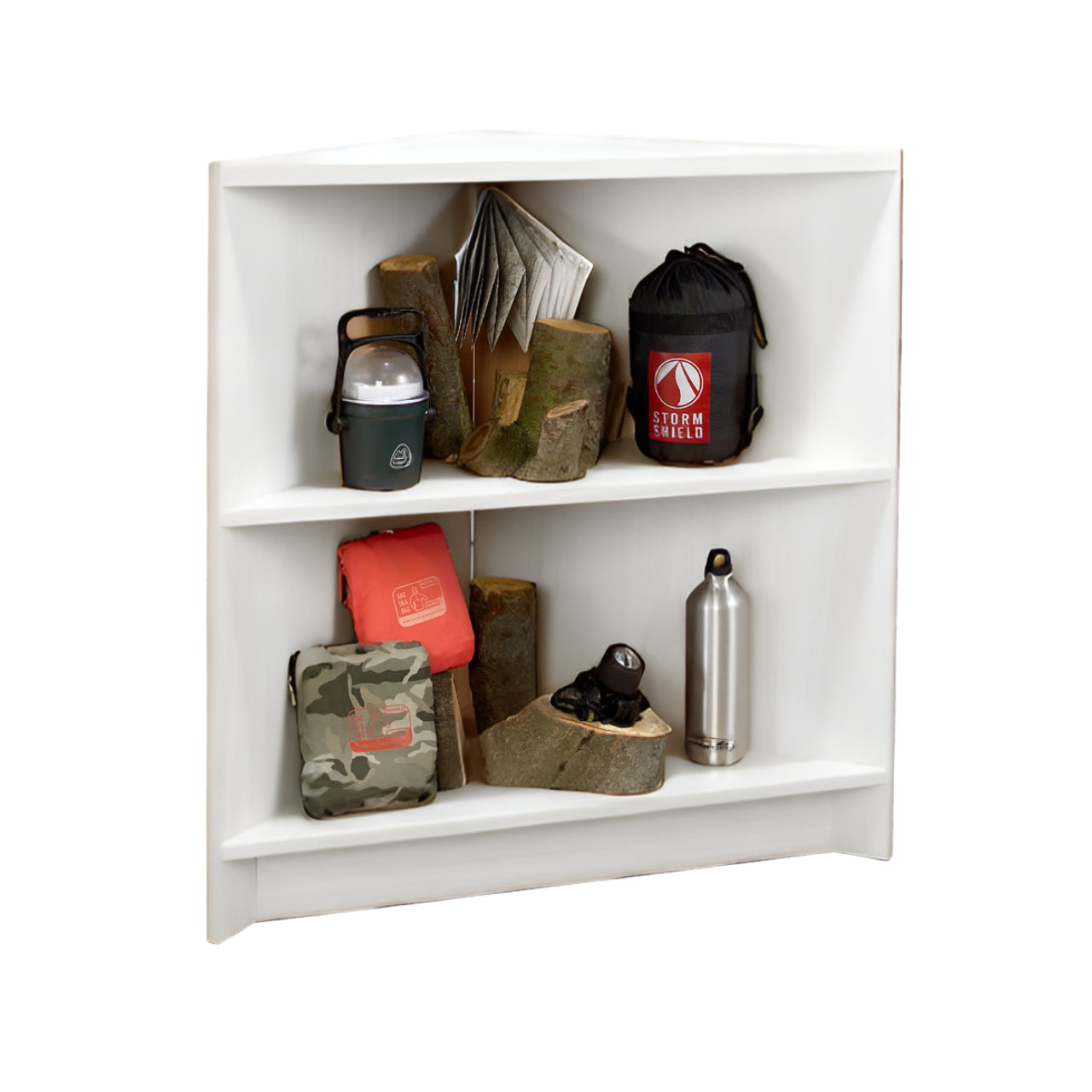 Open Corner Unit  with 1 Shelf - Aura Range