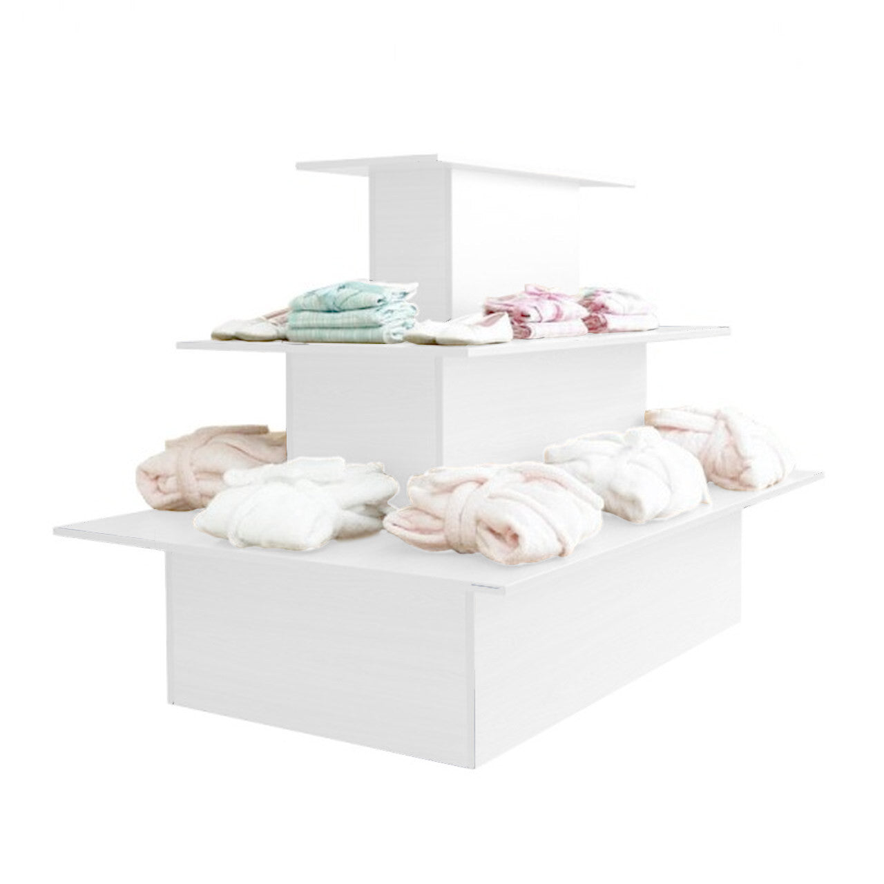 3 Shelf Display Island -Rectangle - Aura Range