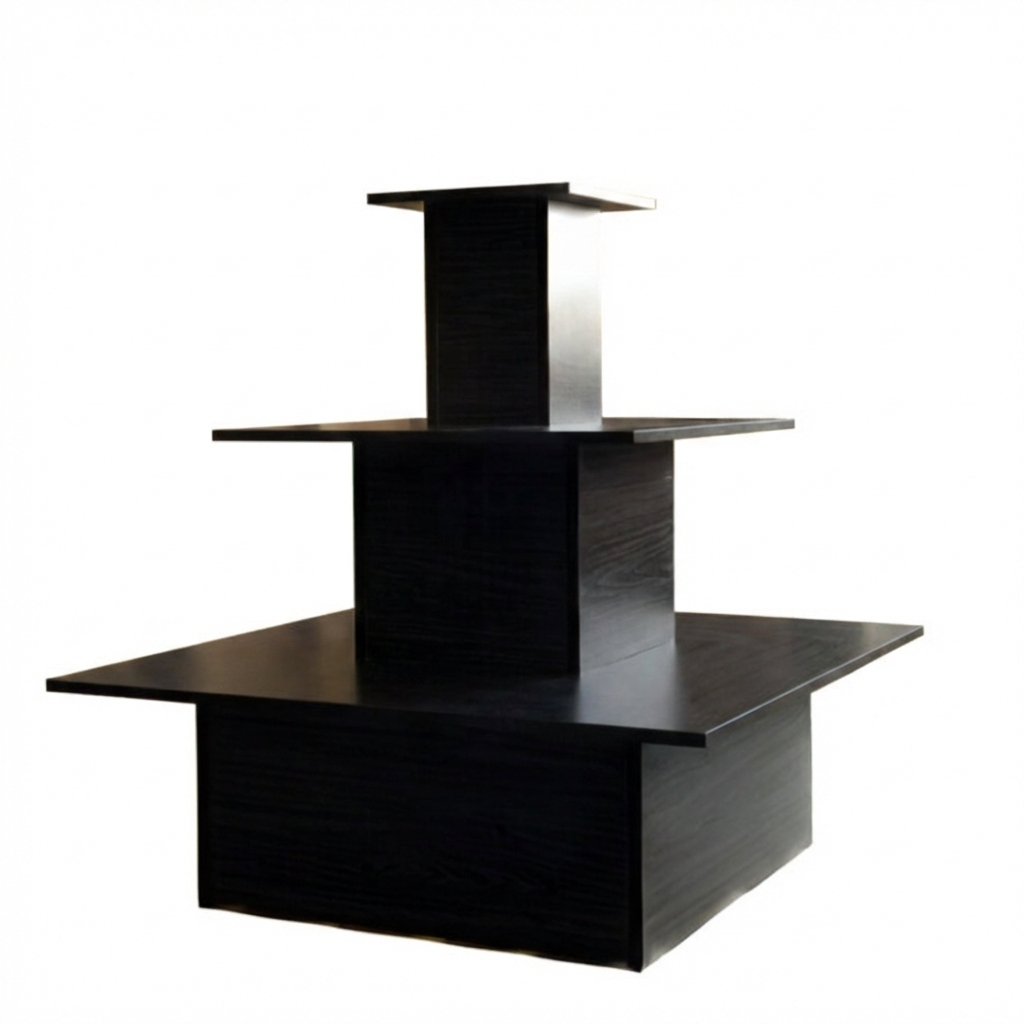3 Shelf Display Island - Square - Aura Range