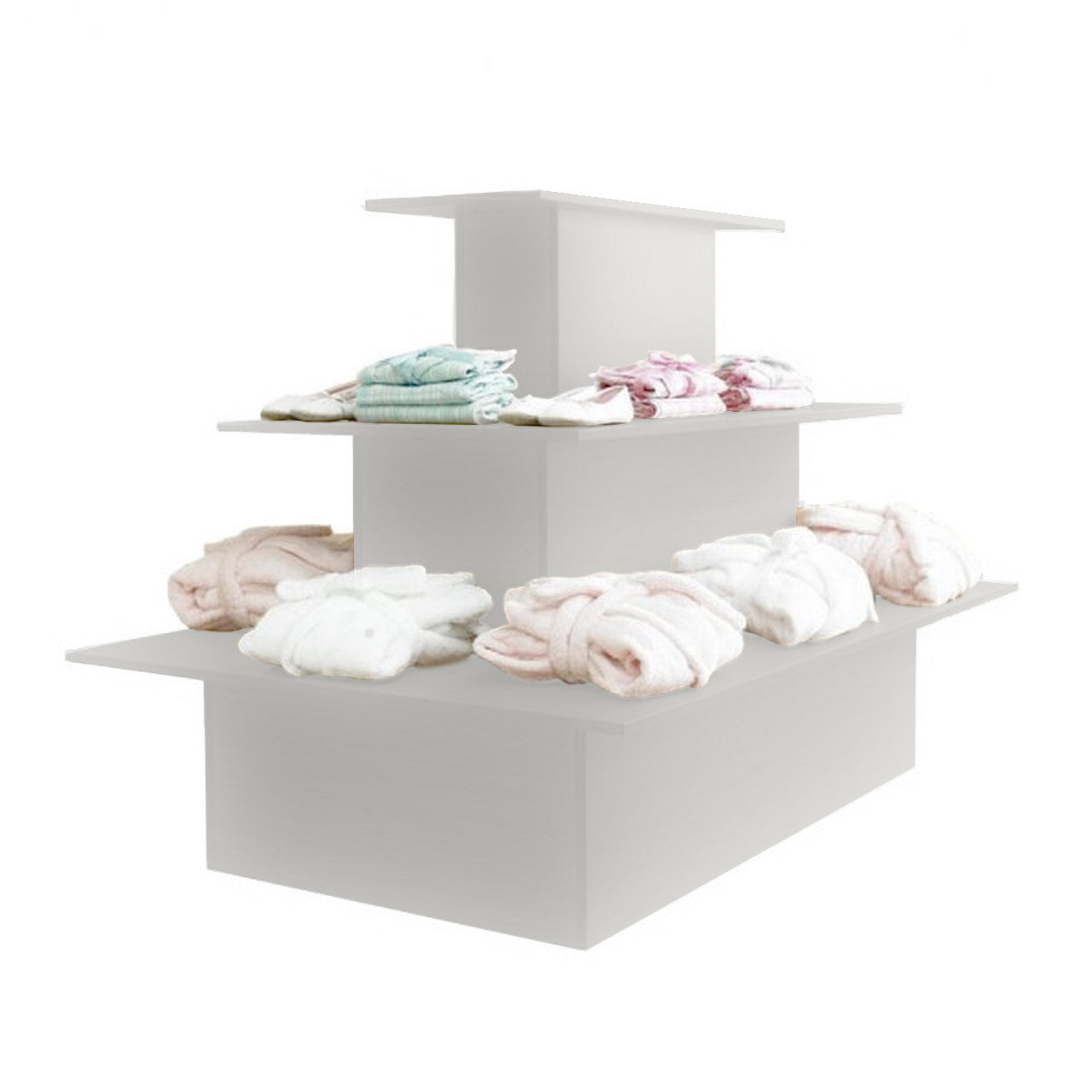 3 Shelf Display Island -Rectangle - Aura Range