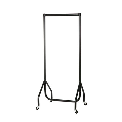 Black Heavy-Duty Clothes Rail