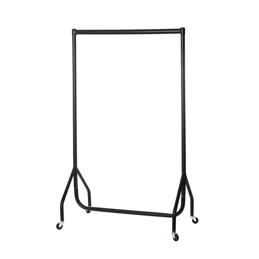 Black Heavy-Duty Clothes Rail