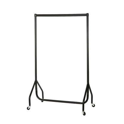Black Heavy-Duty Clothes Rail