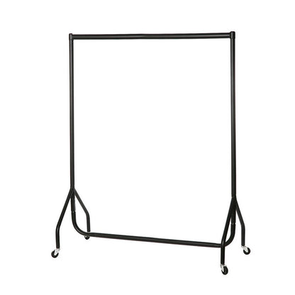 Black Heavy-Duty Clothes Rail