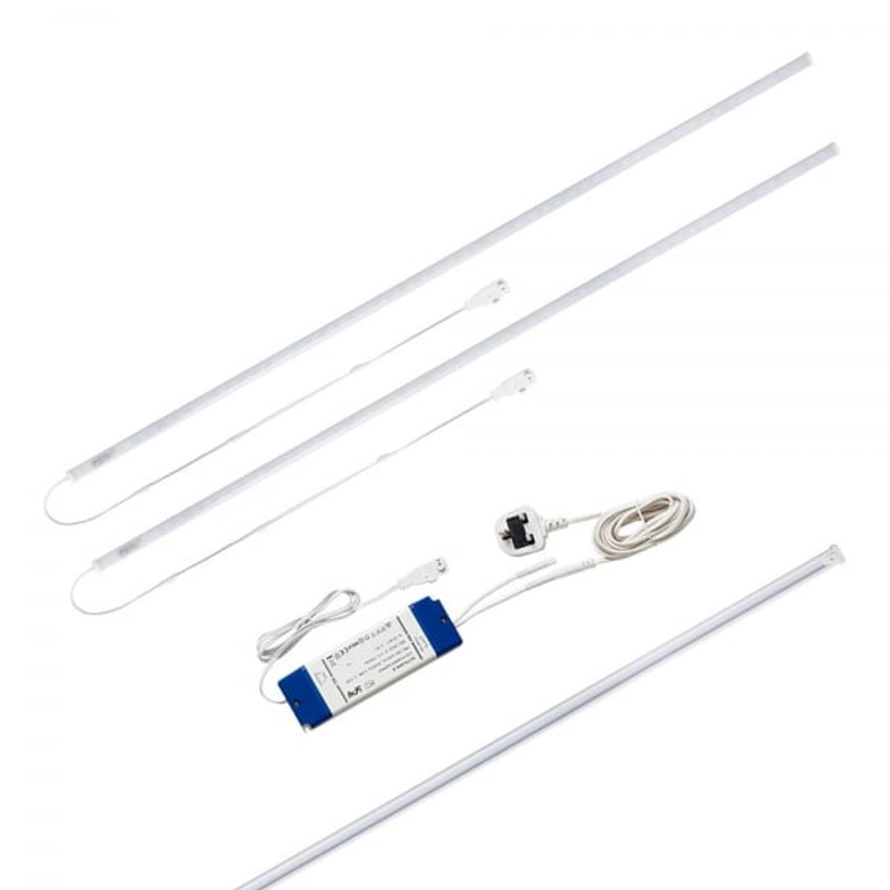 LED Shelf Lighting for White Retail Shelving Units - Suitable for W1250mm Shelves