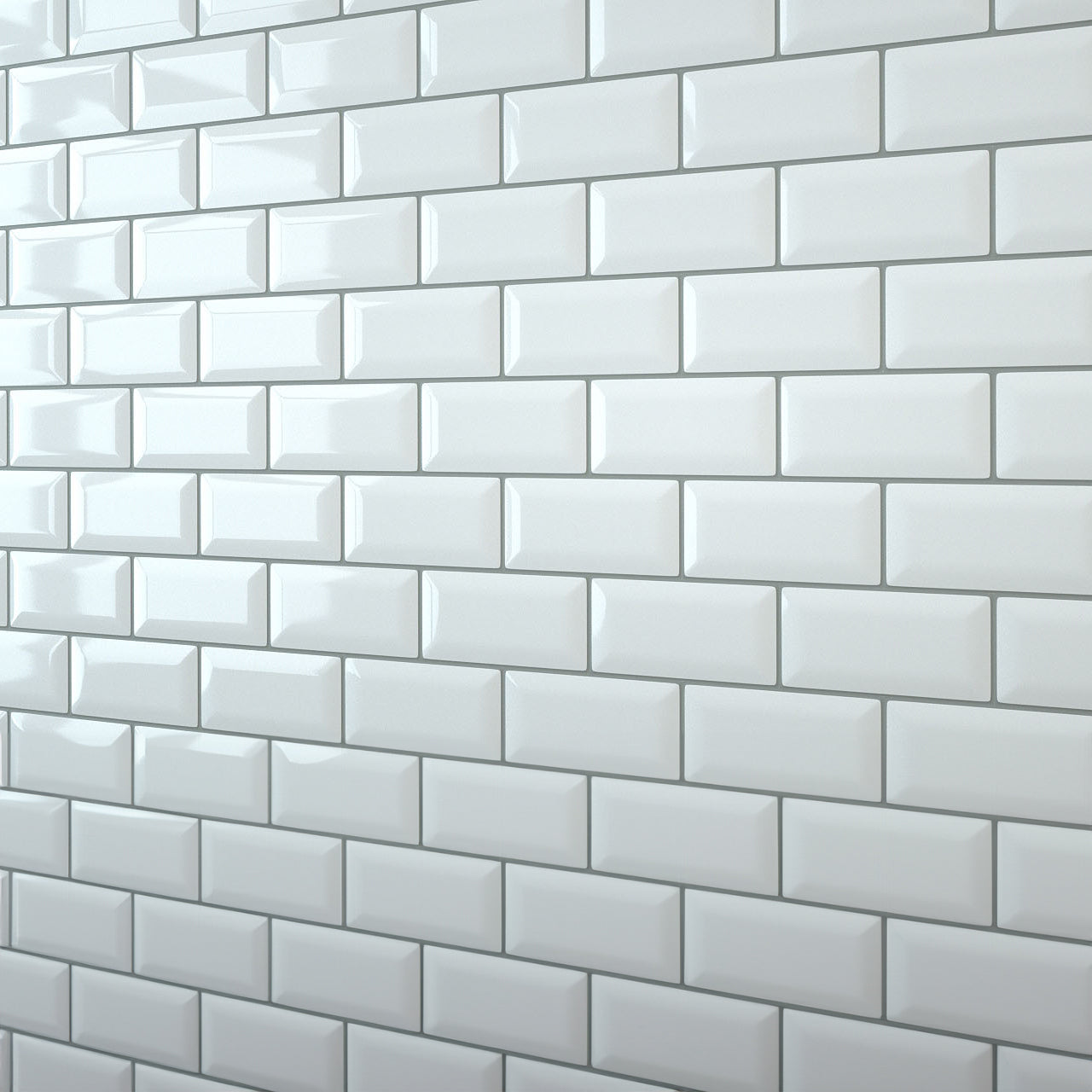 White Bevel Metro Wall Panel
