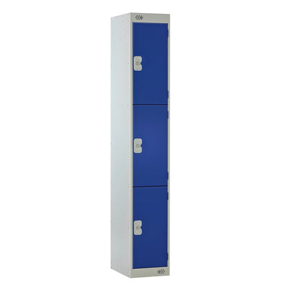 Blue 3 Door Steel Locker