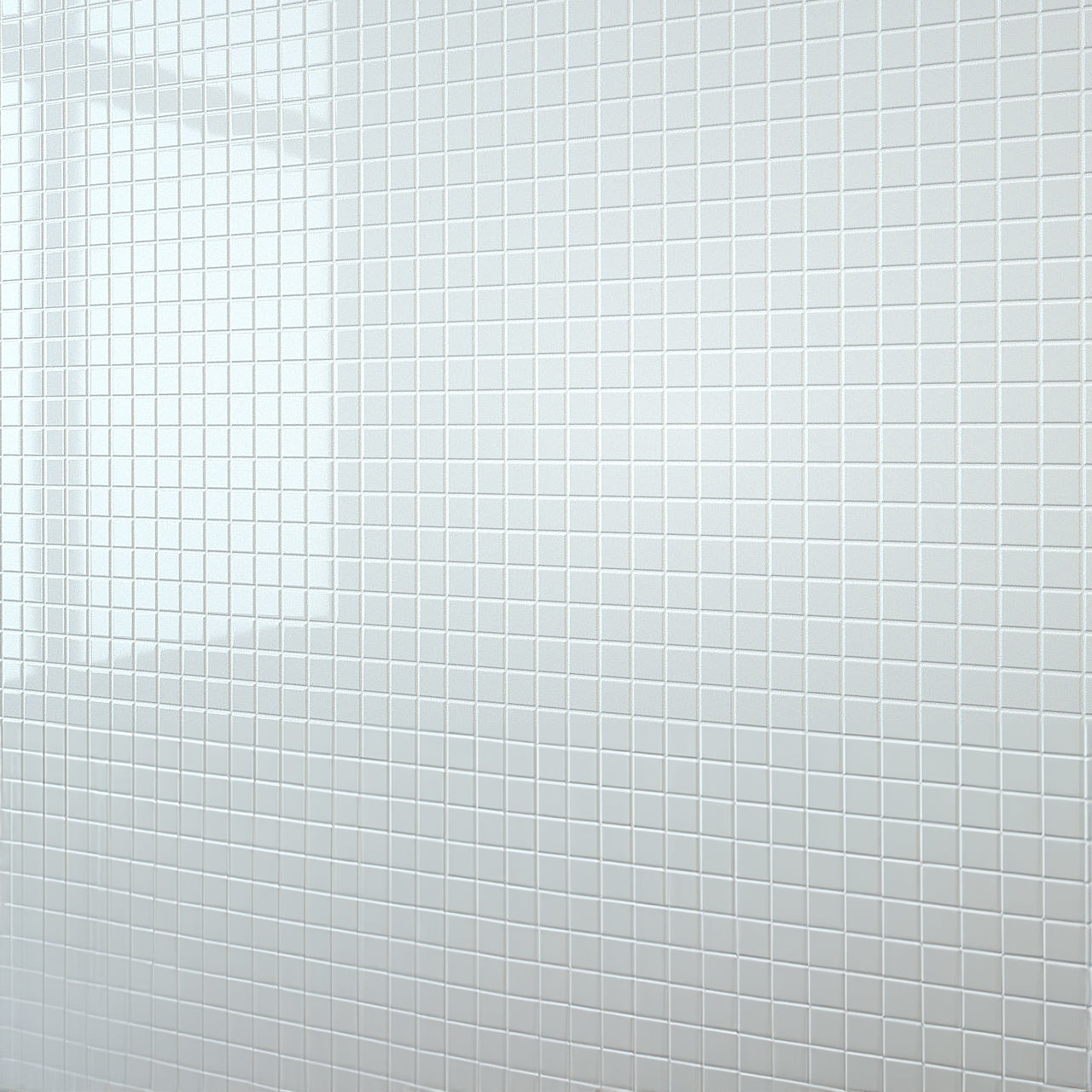 White Mosaic Wall Panel