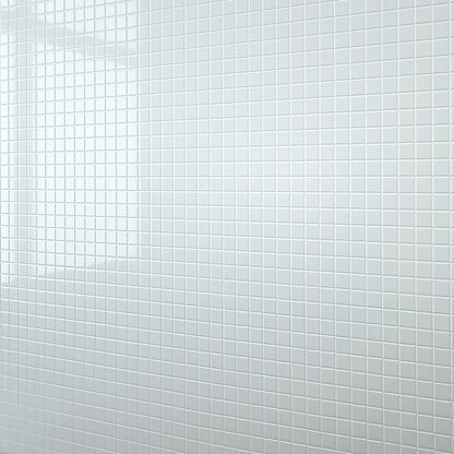 White Mosaic Wall Panel