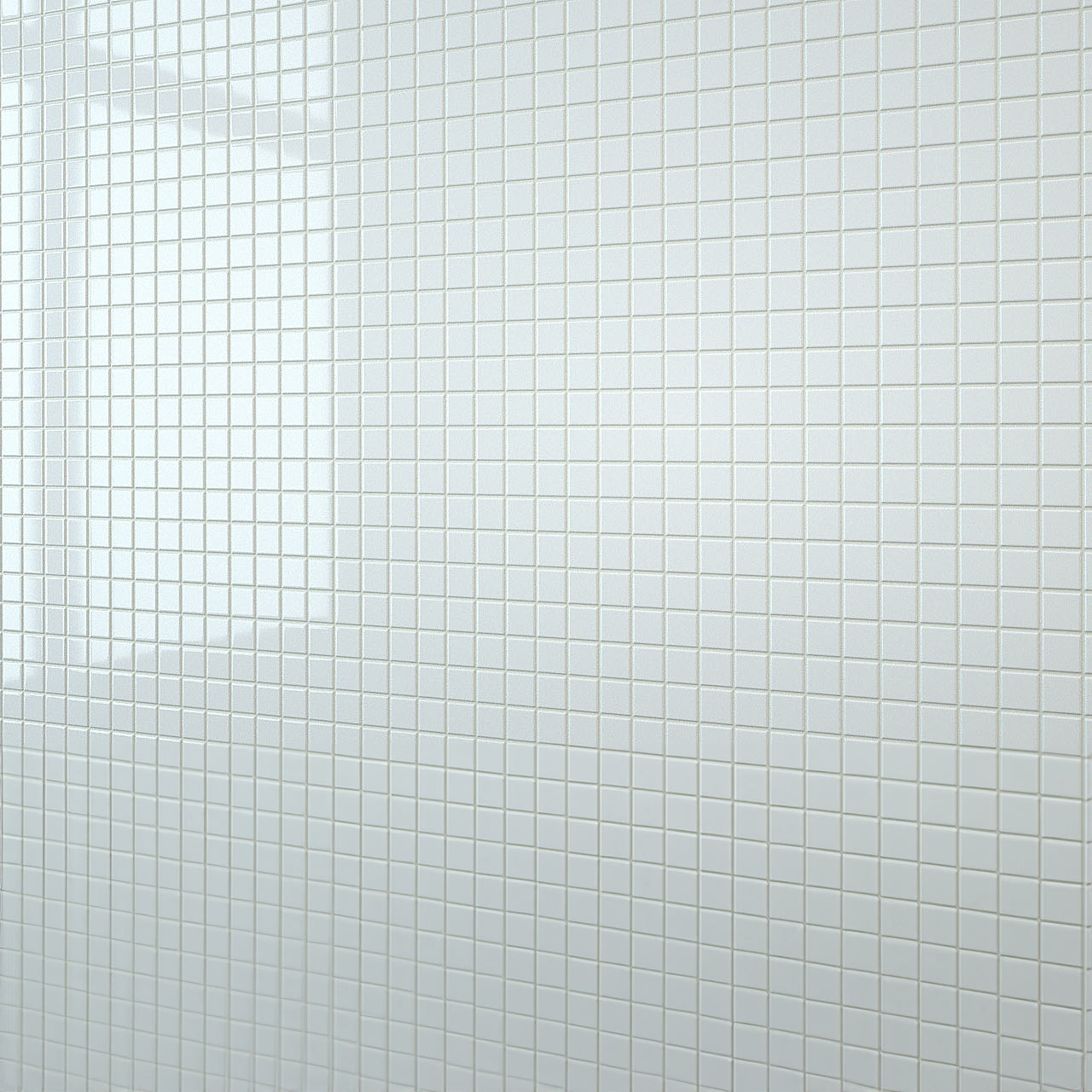 White Mosaic Wall Panel