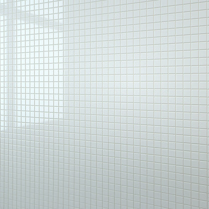 White Mosaic Wall Panel
