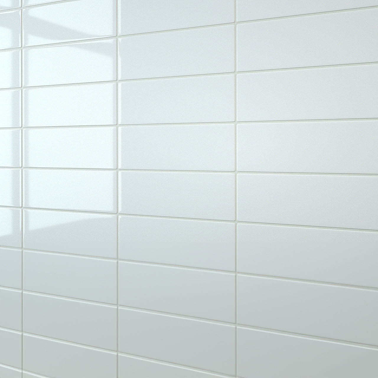 White Large Linear Wall Panel