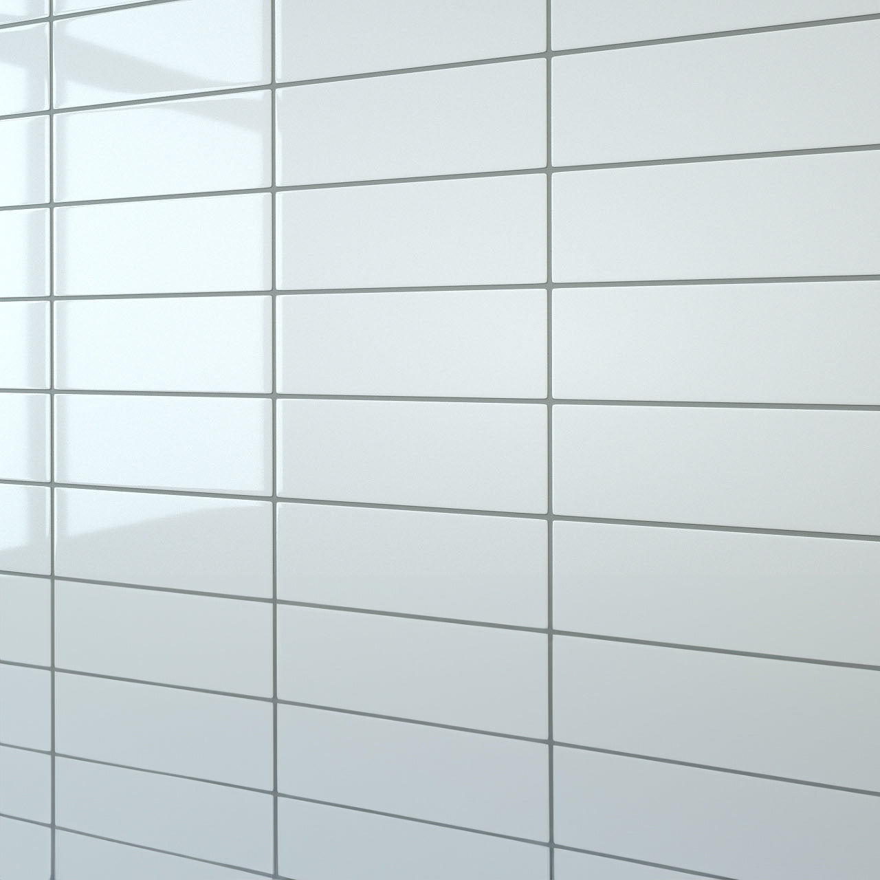 White Large Linear Wall Panel