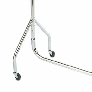 2-Tier Chrome Heavy-Duty Clothes Rail