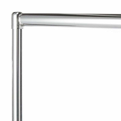 2-Tier Chrome Heavy-Duty Clothes Rail
