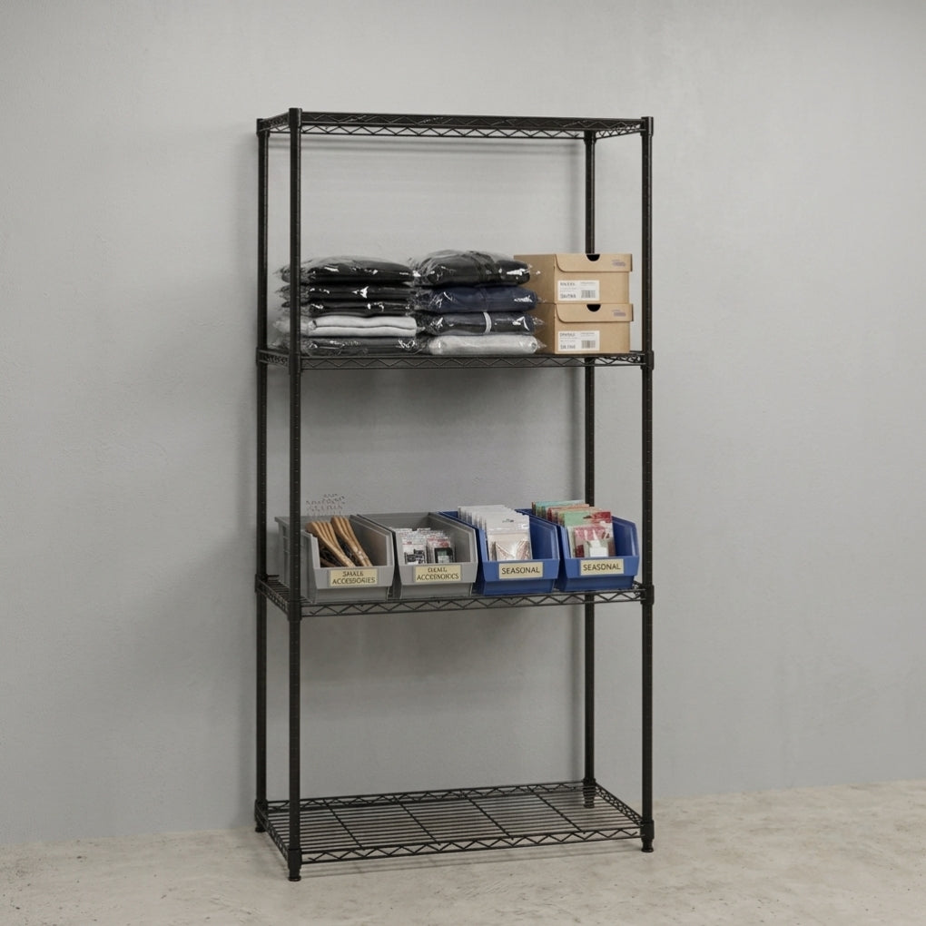 Wire Shelf for Black Wire Shelving - D450mm