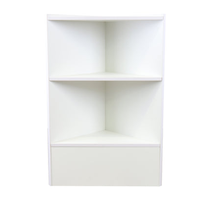 White Shop Corner Counter and Till Unit Bundle - Silhouette Range