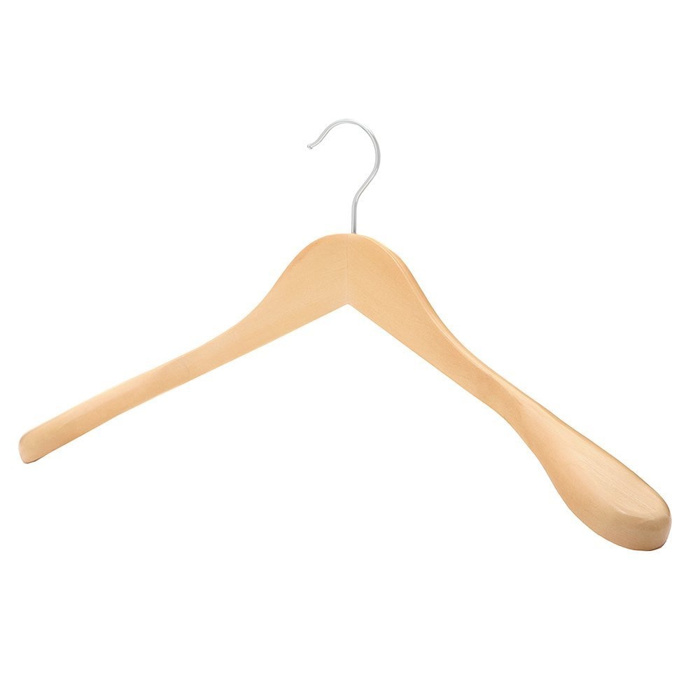 Wooden Hangers with Broad Shoulders - 45 cm