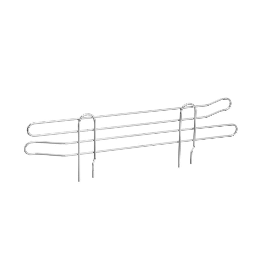 Chrome Shelf Edge for Chrome Wire Shelving - H140mm