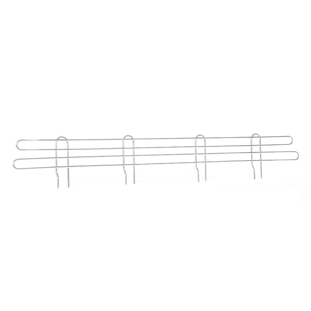 Chrome Shelf Edge for Chrome Wire Shelving - H140mm
