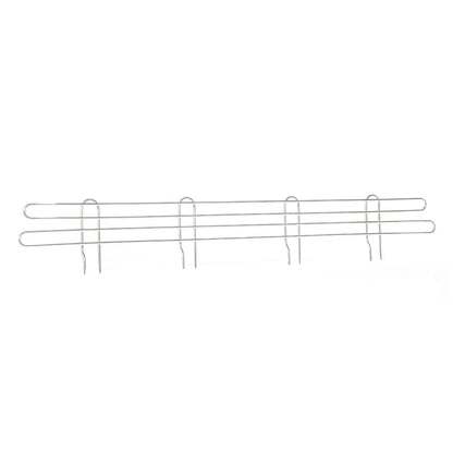 Chrome Shelf Edge for Chrome Wire Shelving - H140mm