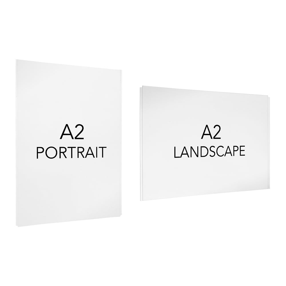 Easy Access Poster Holder - A2 - Cable or Wall-Mounted