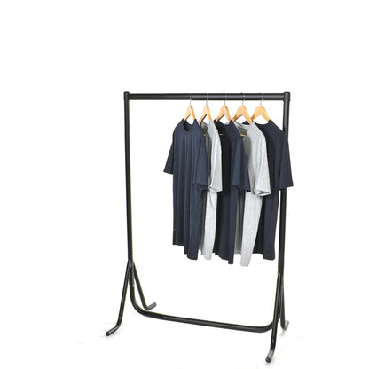 Fishtail Black Heavy-Duty Clothes Rail