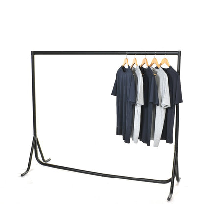 Fishtail Black Heavy-Duty Clothes Rail