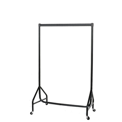 Reinforced Black Heavy-Duty Clothes Rail