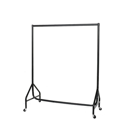 Reinforced Black Heavy-Duty Clothes Rail