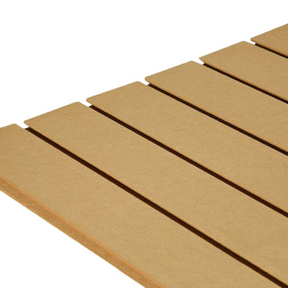 Unfinished Slatwall Panel - 100mm Centres - 18mm MDF