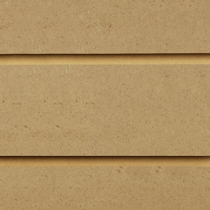 Unfinished Slatwall Panel - 100mm Centres - 18mm MDF