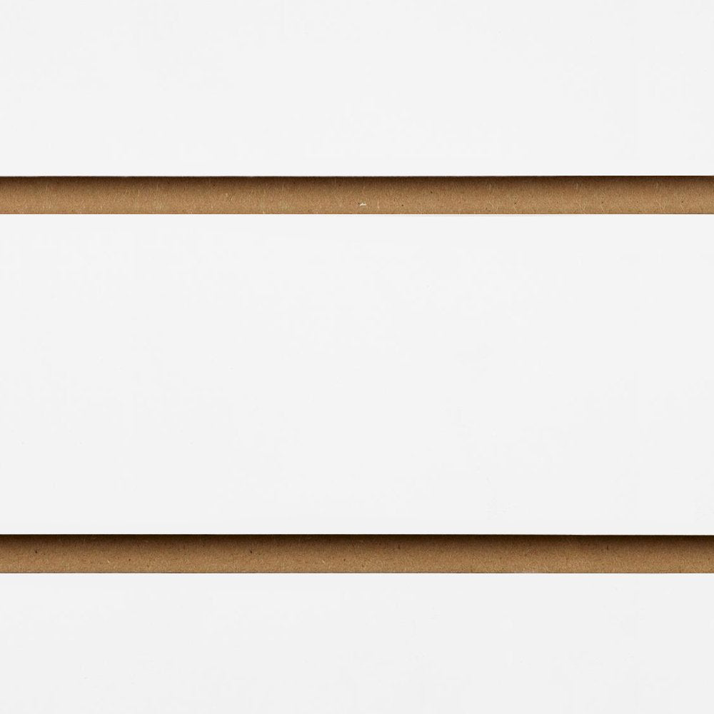 White Slatwall Panel - 100mm Centres - 18mm MDF