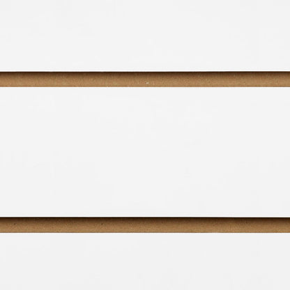 White Slatwall Panel - 100mm Centres - 18mm MDF