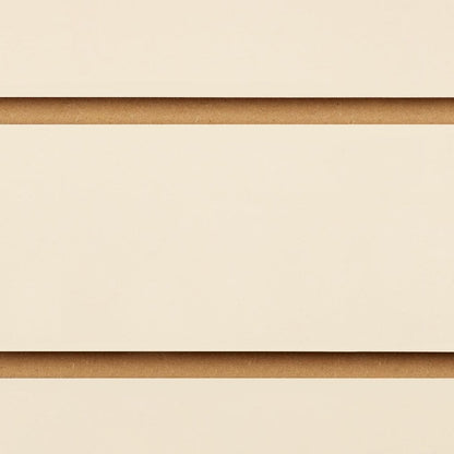 Cream Slatwall Panel - 100mm Centres - 18mm MDF