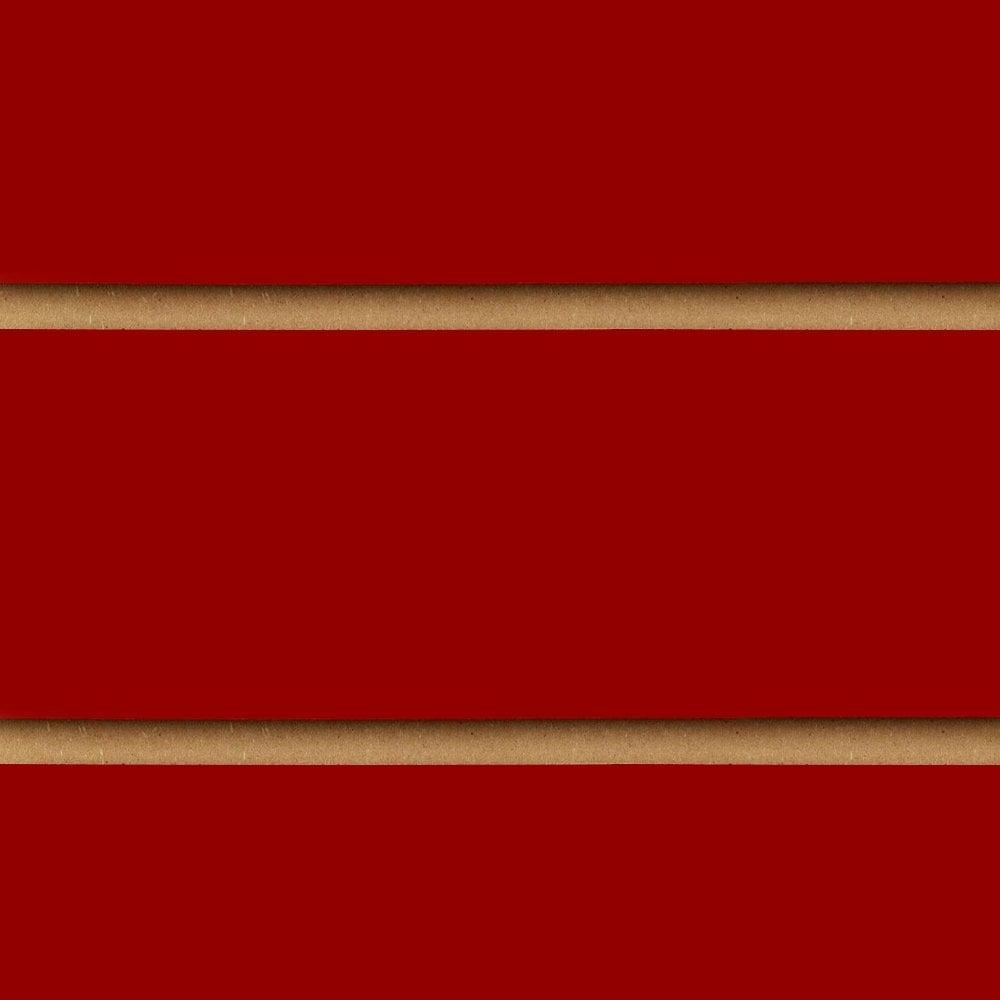 Red Slatwall Panel - 100mm Centres - 18mm MDF