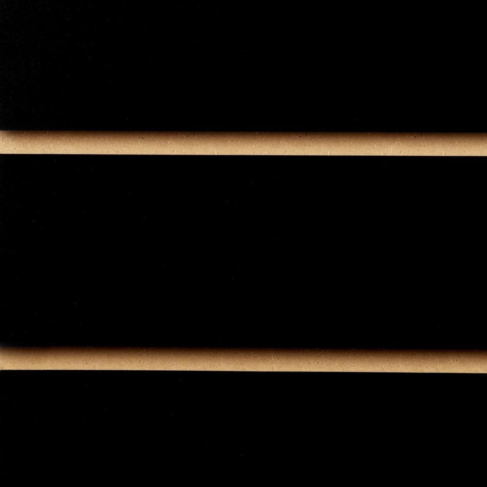 Black Slatwall Panel - 100mm Centres - 18mm MDF